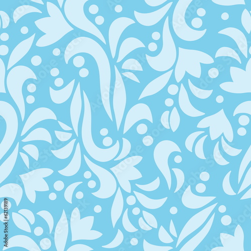 Floral background.Seamless texture. Vector art