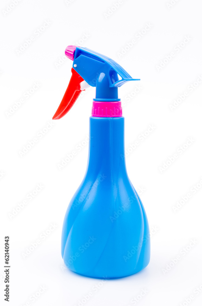 Spray bottles isolated white background Spray bottles isolated white background