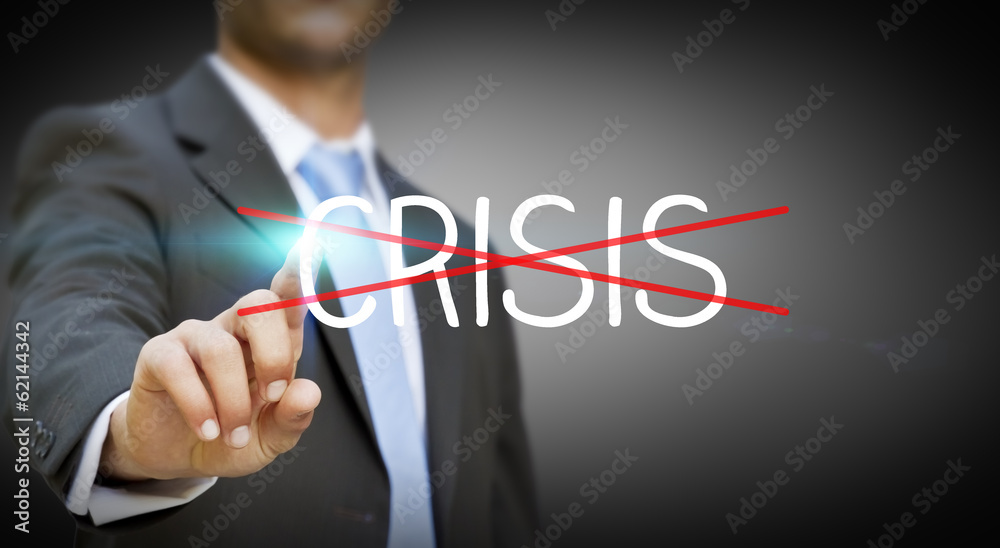 Businessman solution concept