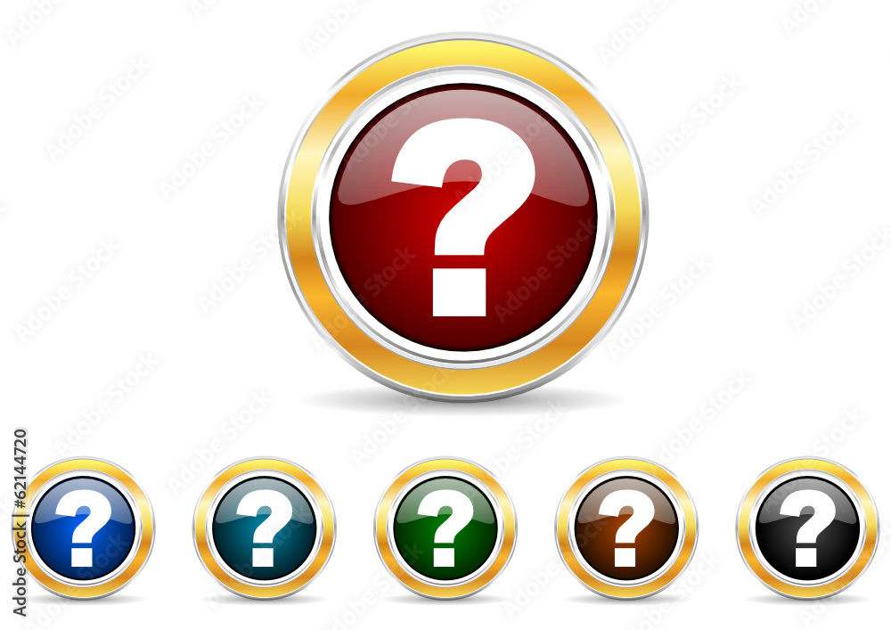 question mark icon vector set question mark icon vector set