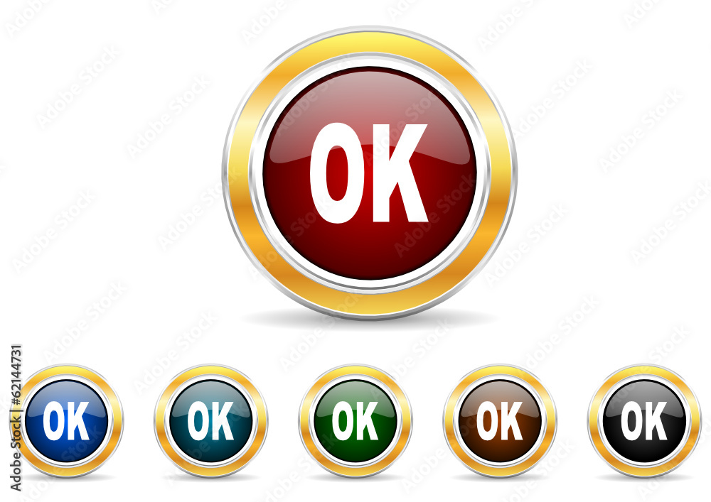 ok icon vector set ok icon vector set