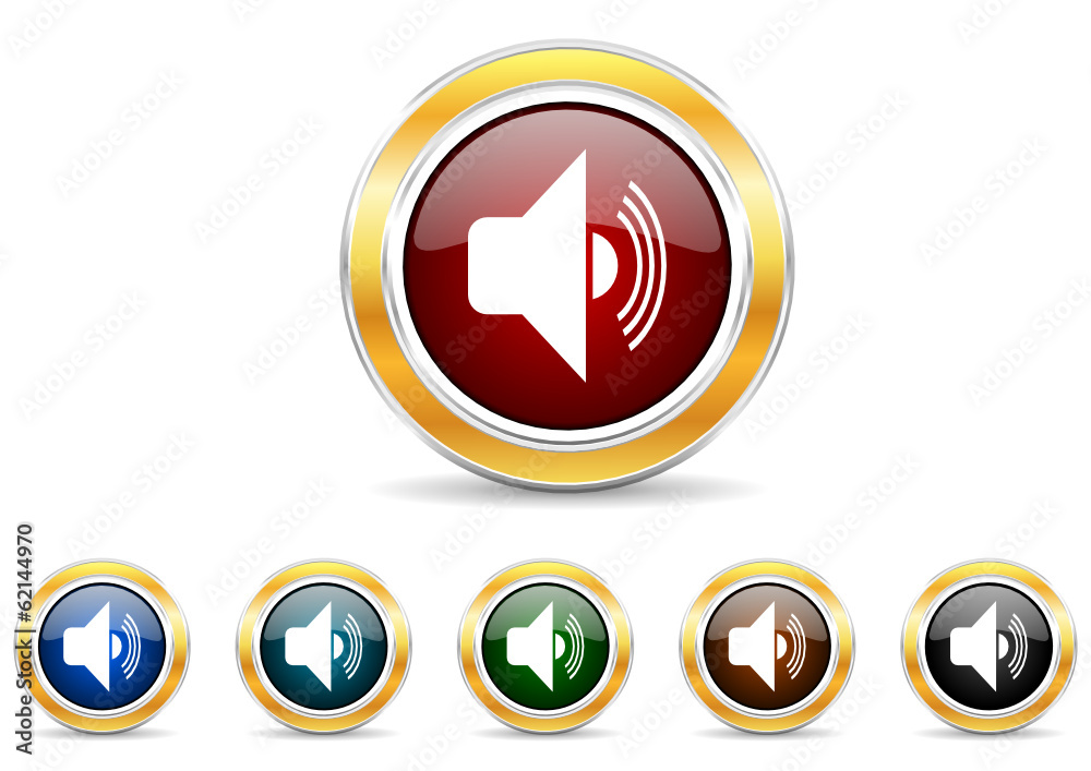 volume icon vector set volume icon vector set