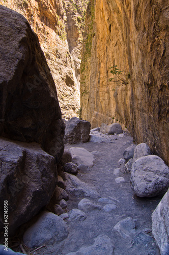 Fototapeta Naklejka Na Ścianę i Meble -  Samaria iron gate, island of Crete