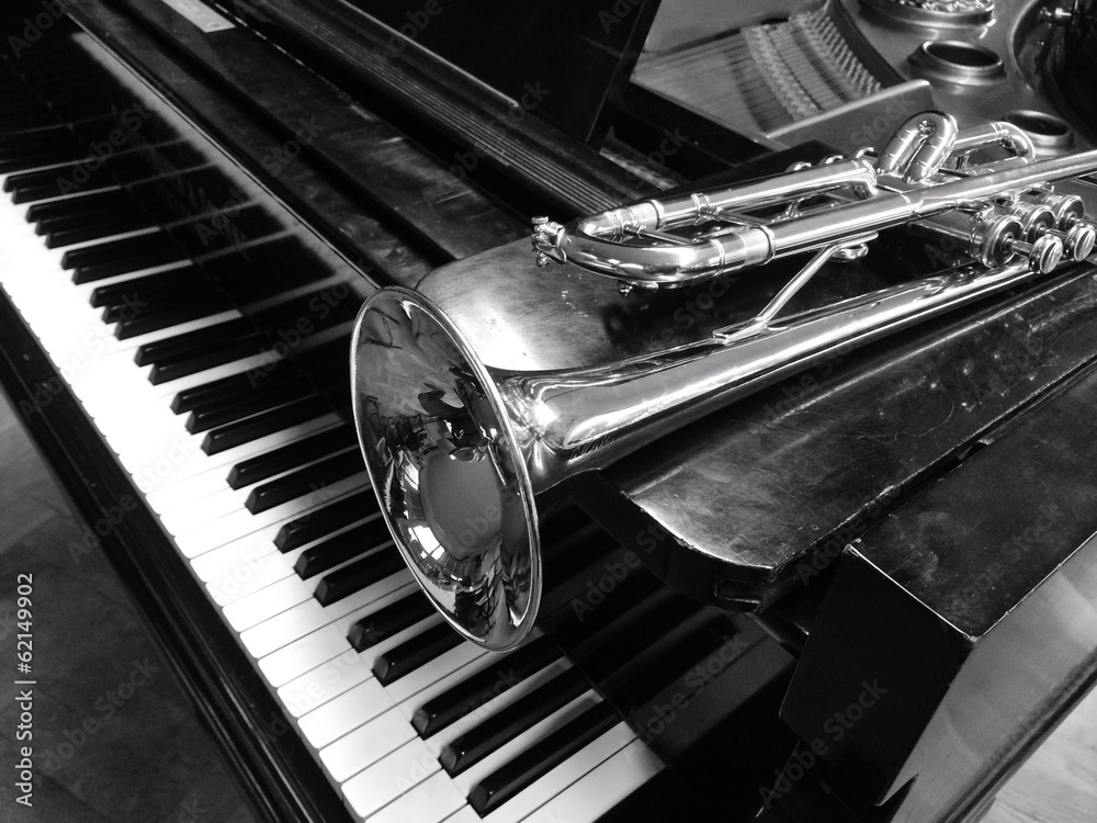 Naklejka premium Jazzmusic