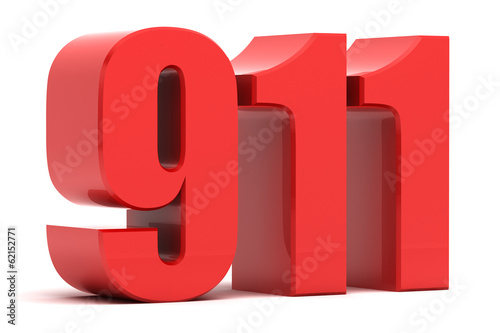 911 emergency call 3d text