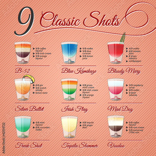 CLASSIC ALCOHOL SHOTS SET