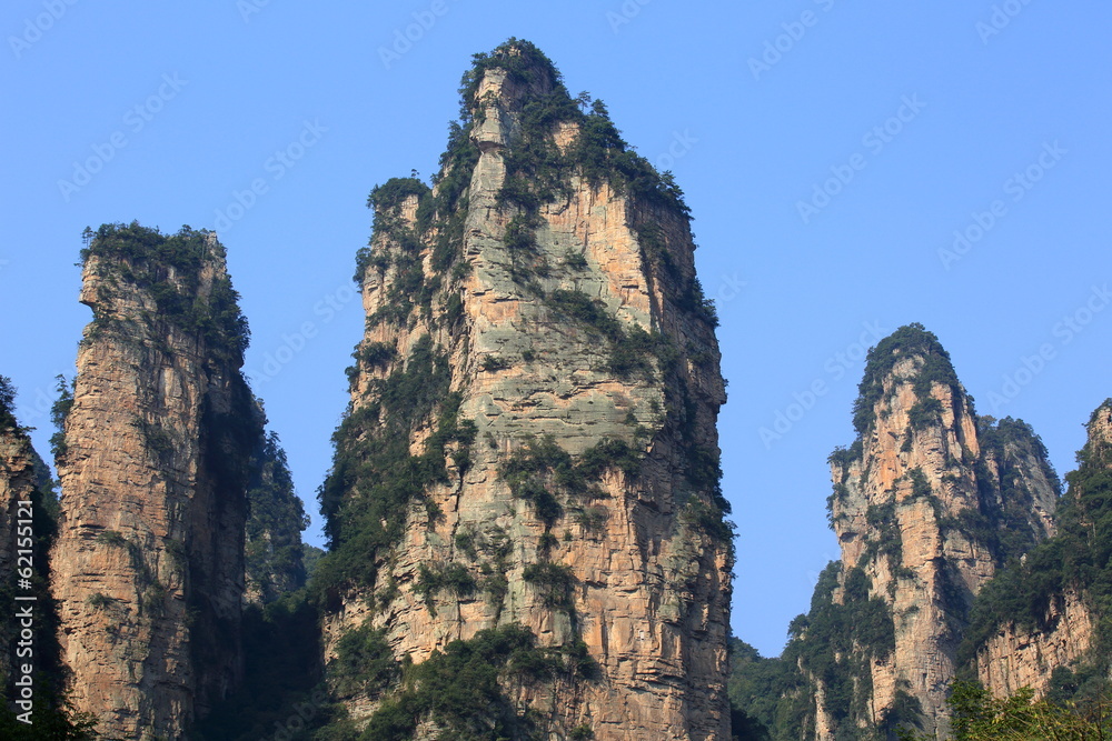 zhangjiajie national forest park in china zhangjiajie national forest park in china