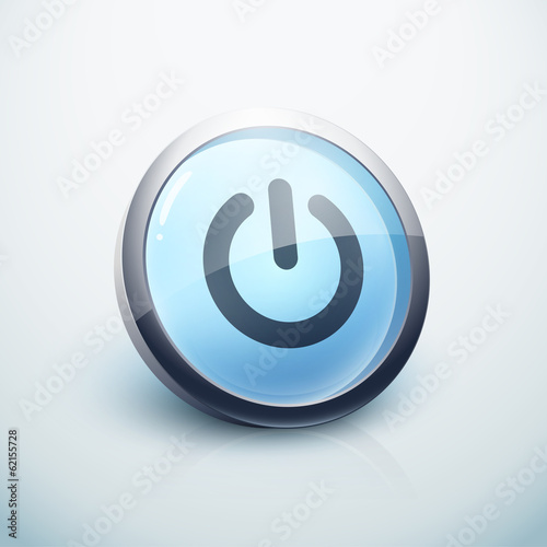 icône bouton internet power