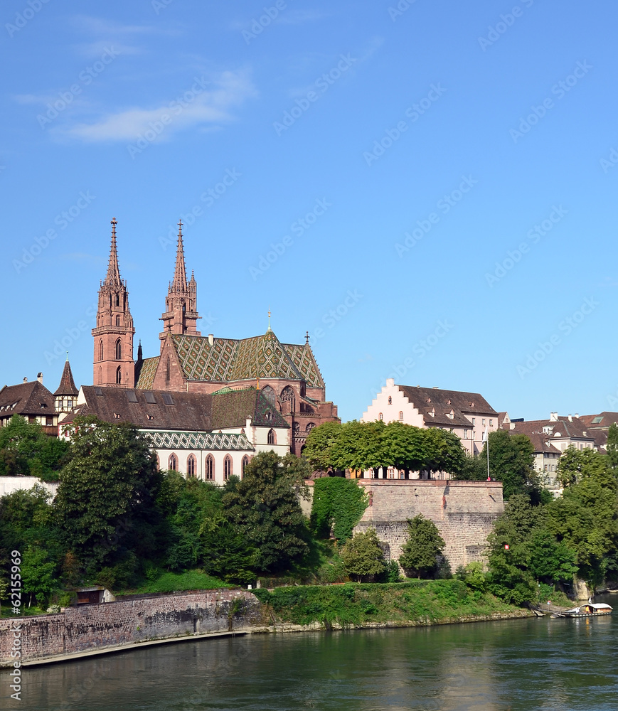 Fototapeta premium Basel - Münster / Fähri