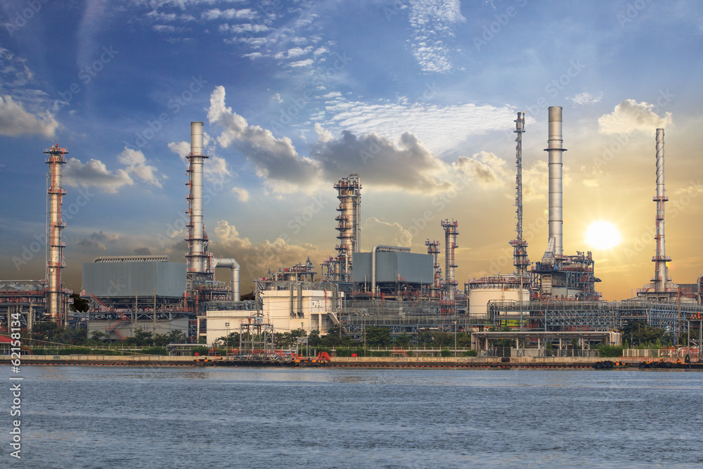 petrochemical industrial plant