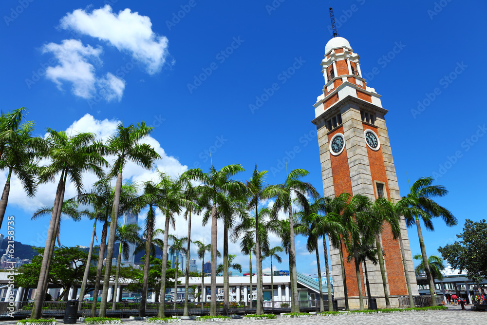 Naklejka premium Hong Kong clock tower