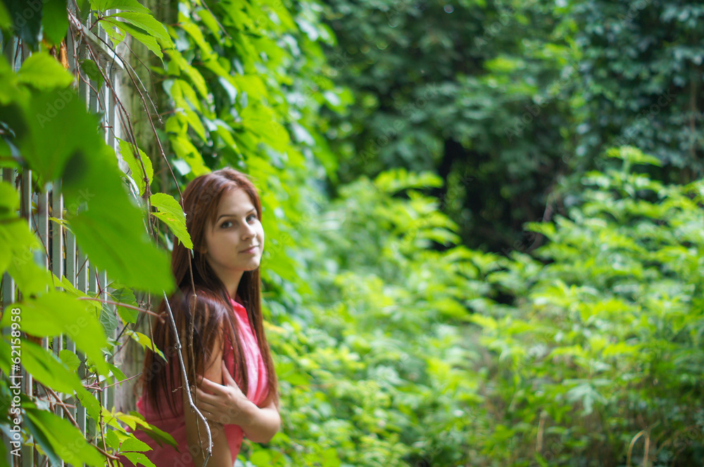 Portrait of a charming and lovely girl Portrait of a charming and lovely girl