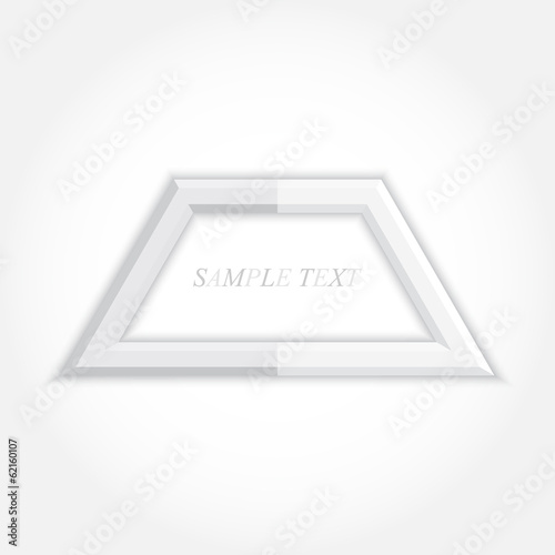Bild auf Leinwand 3d abstract background and square icon design, vector eps10
