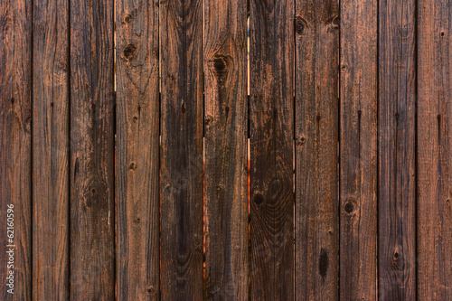 Wooden fence