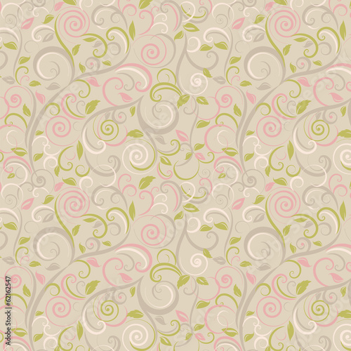 Floral abstract background  seamless