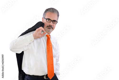 Принти на полотні mature man