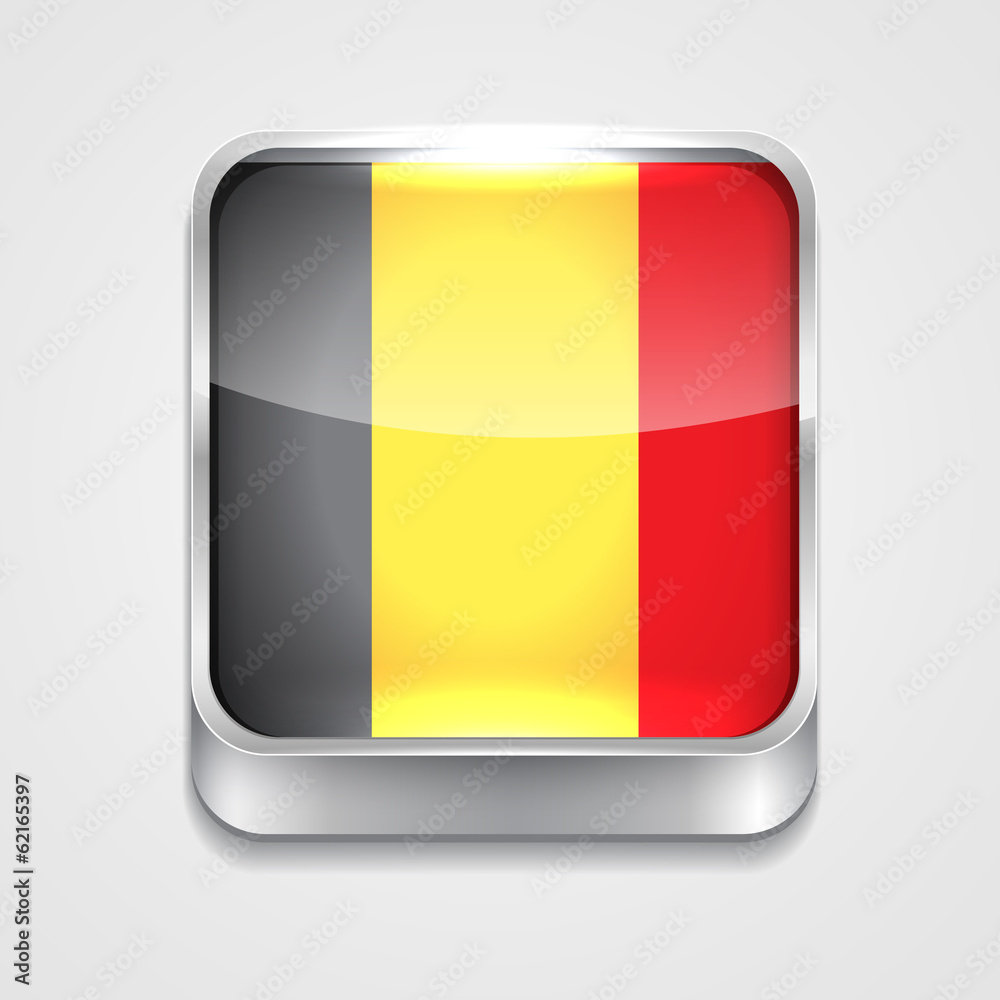 Fototapeta premium flag of belgium