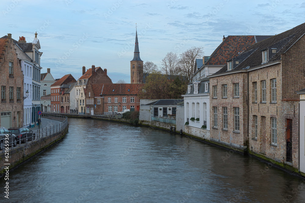 Bruges or Brugge, a  Canal