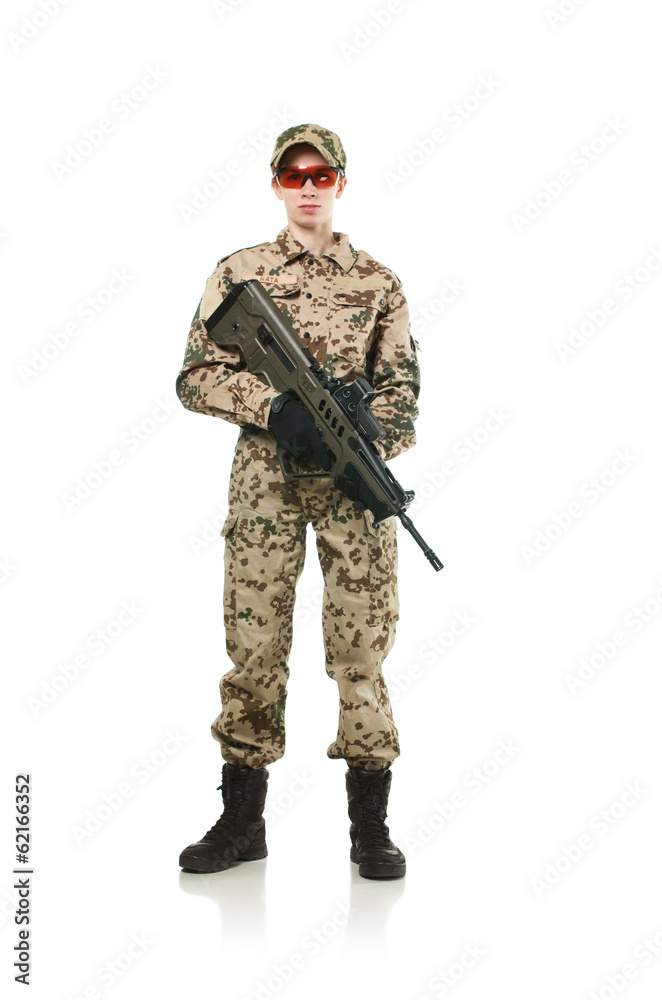 NATO soldier.