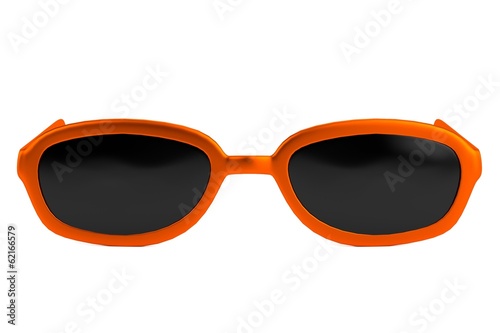 realistic 3d render of sunglasses