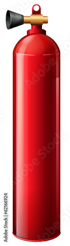A red oxygen tank © blueringmedia