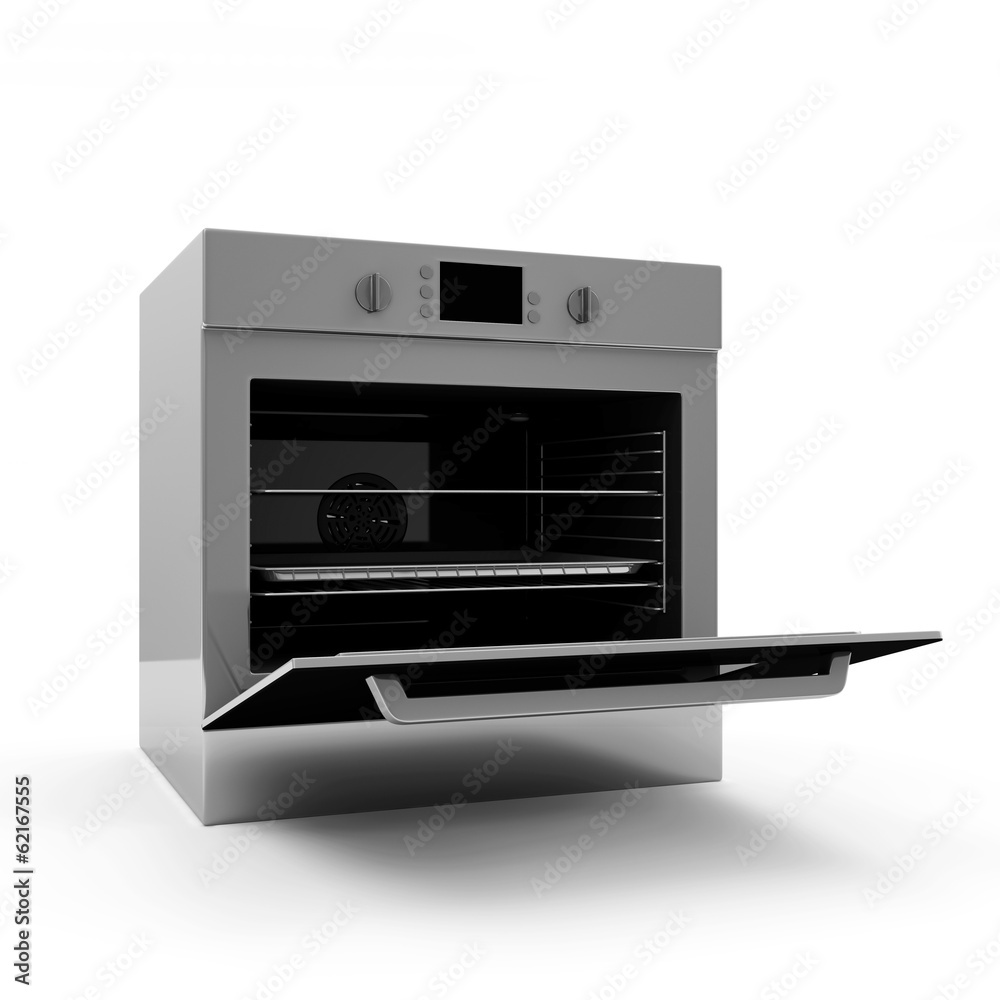 Fototapeta premium Oven isolated on white background