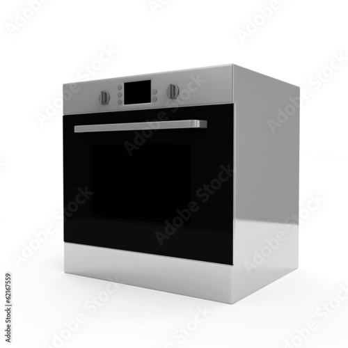 Oven isolated on white background