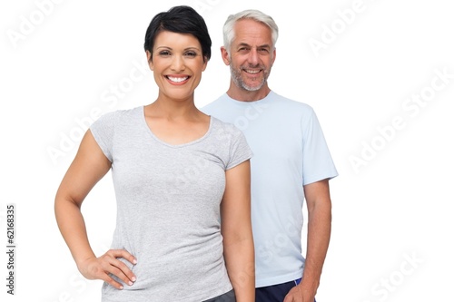 Portrait of a happy fit couple