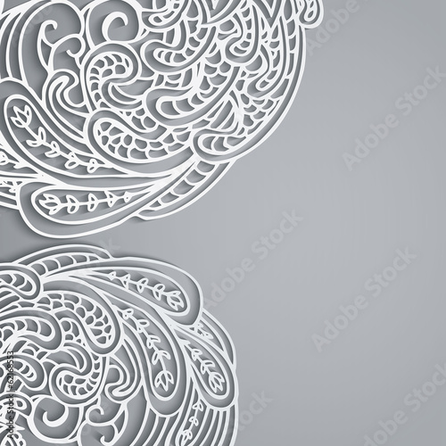 white abstract graphics
