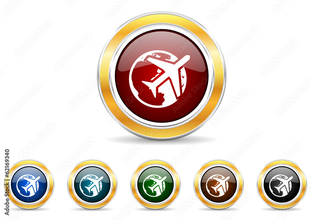 travel icon vector set travel icon vector set