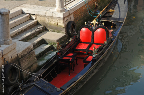 Gondel in Venedig  Italien