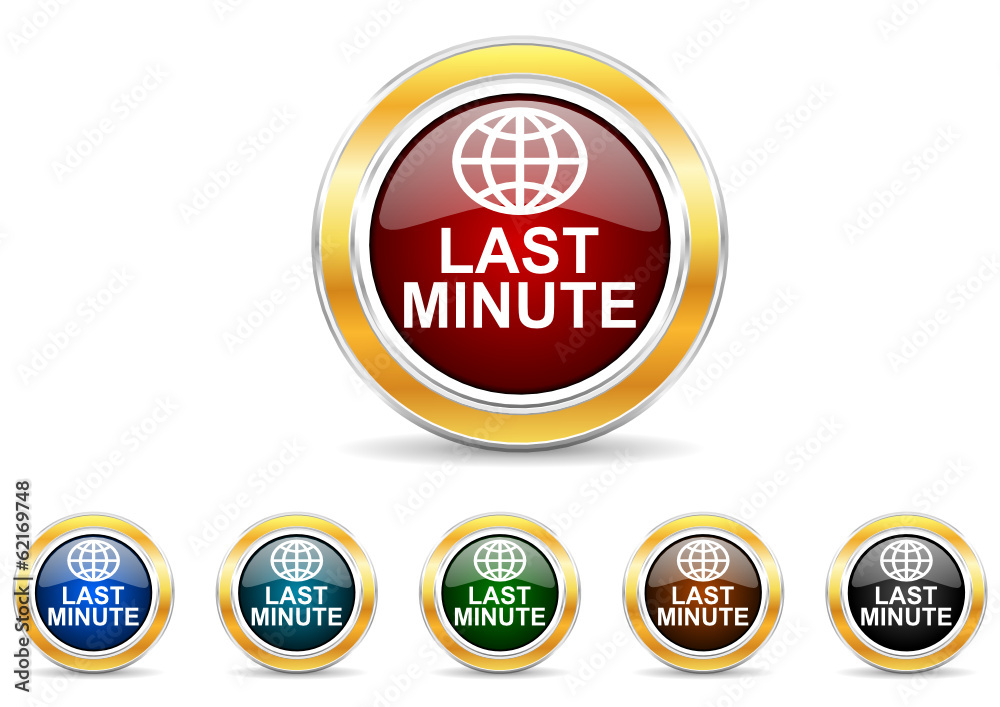 last minute icon vector set last minute icon vector set