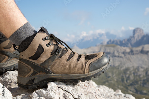 Wanderschuhe zum Wandern in den Bergen