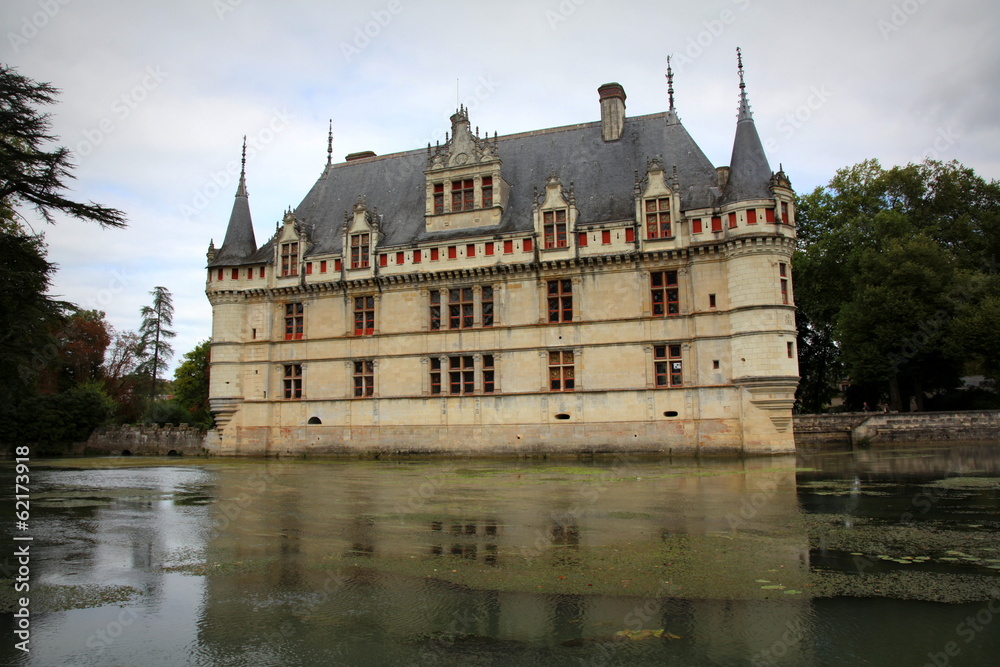 Azay-le Rideau sur l'Indre. Azay-le Rideau sur l'Indre.
