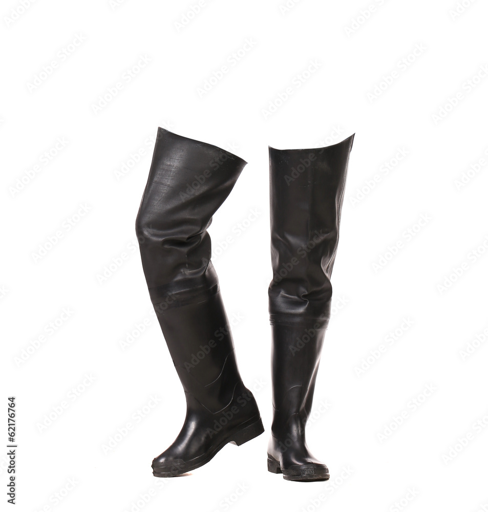 Pair of fishing wellingtons. Pair of fishing wellingtons.