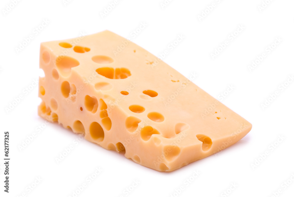 Cheese isolated on white Cheese isolated on white