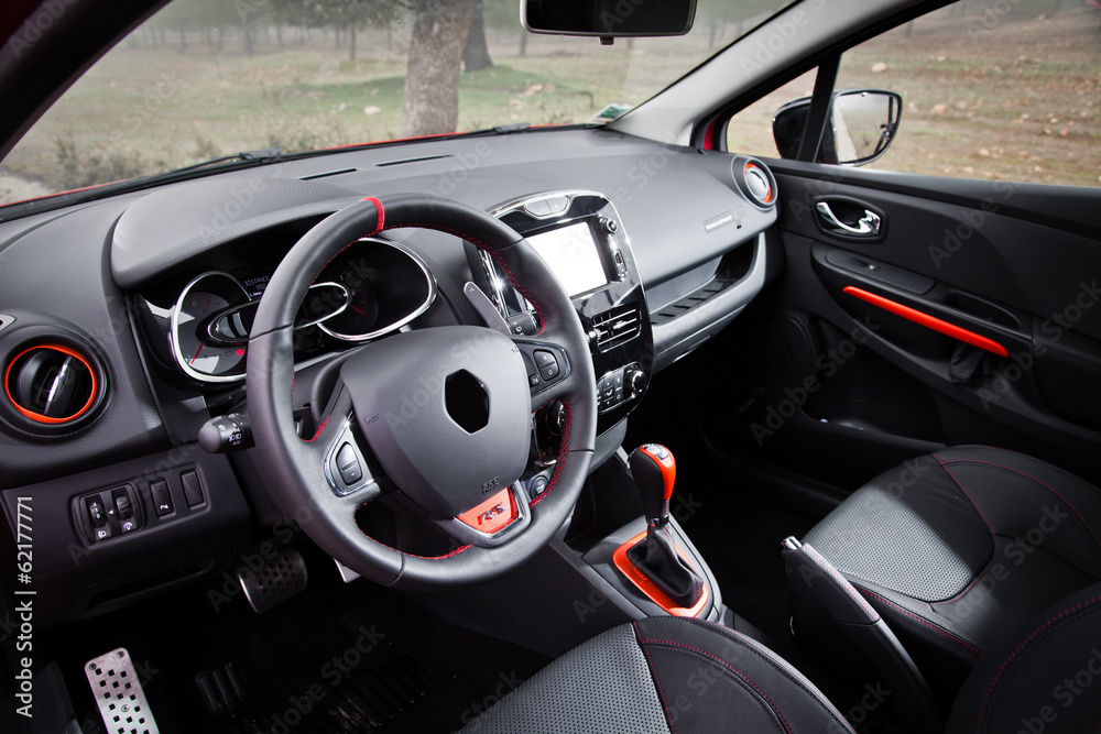 Dashboard in urban car