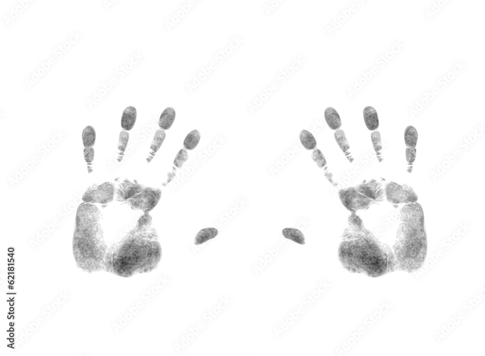 gray silhouette of fingerprints gray silhouette of fingerprints