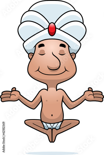 Swami Meditating