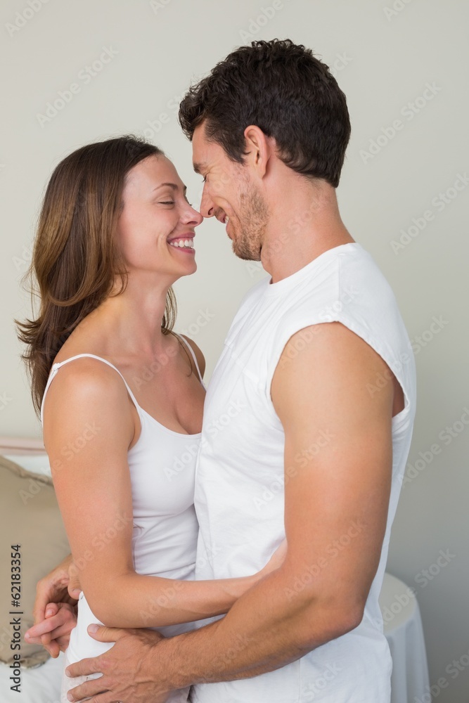 Loving young couple looking at each other Loving young couple looking at each other