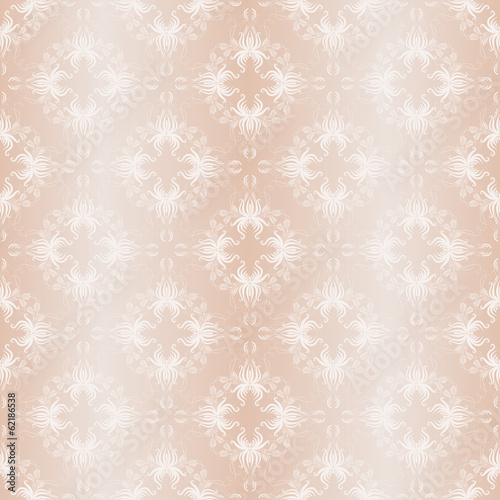 Vector damask seamless of vintage ornament
