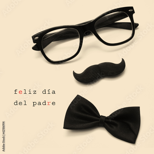 feliz dia del padre, happy fathers day written in spanish