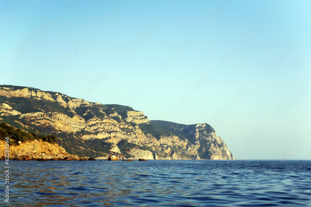 The coast near Balakhlava, Crimea