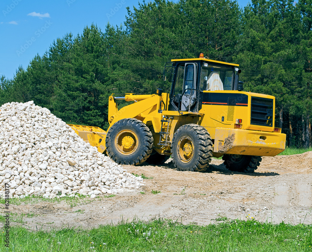 Loader bulk materials