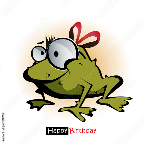 Happy Birthday smile frog