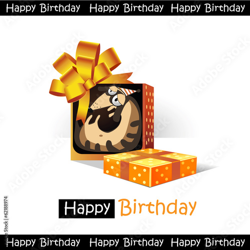 Happy Birthday smile gift dog funny