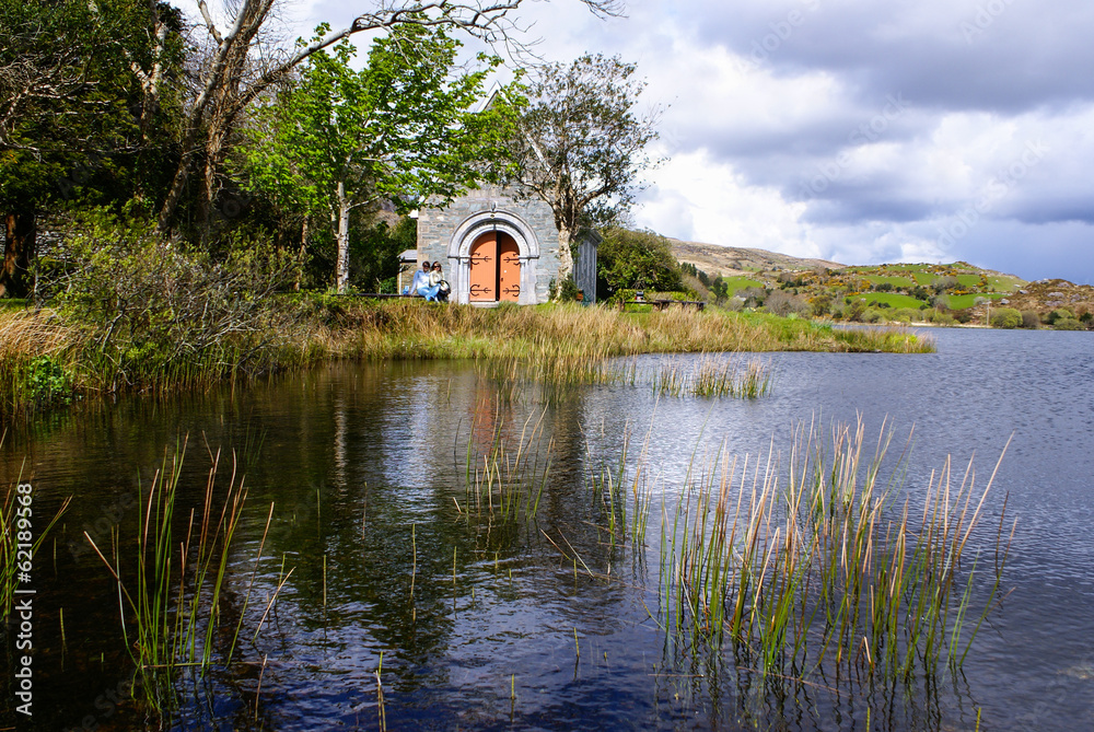 Gougane Barra, West Cork in Ireland. Gougane Barra, West Cork in Ireland.