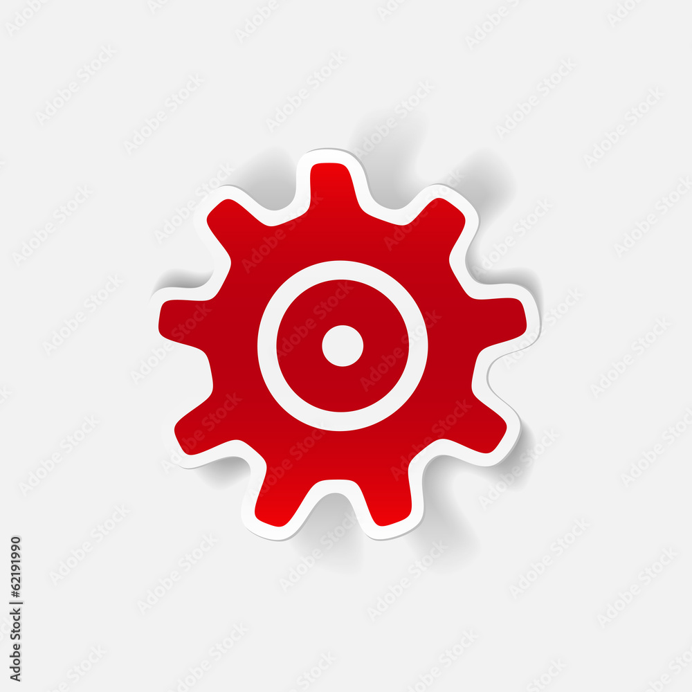 realistic design element: cogwheel realistic design element: cogwheel