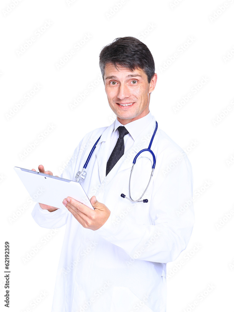 Portrait of confident young medical doctor Portrait of confident young medical doctor