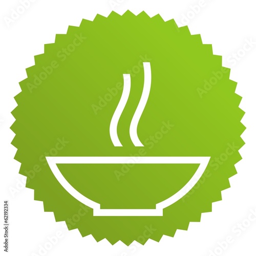 green web sticer food
